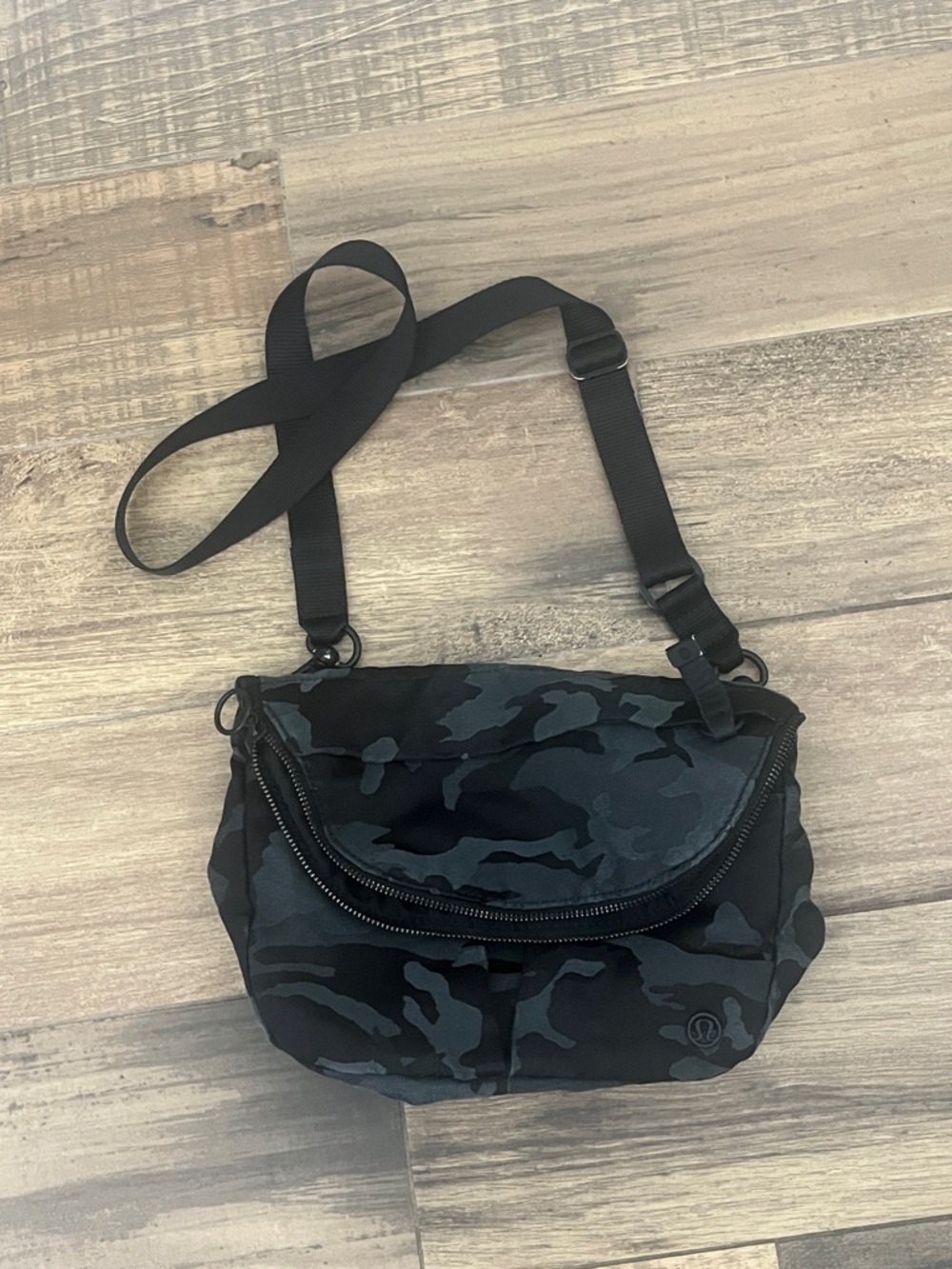 lululemon athletica Black Camo Crossbody Bag